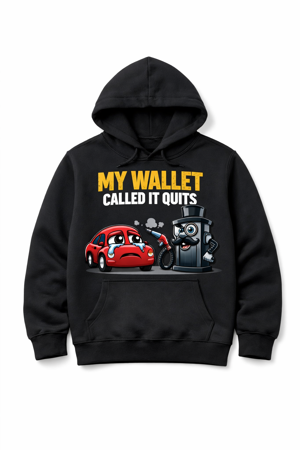 My Wallet Called It Quits - Black Hoodie